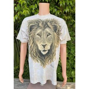 Vintage 1994 Liquid Blue Lion Double Sided Graphic T-Shirt Men’s X-Large USA